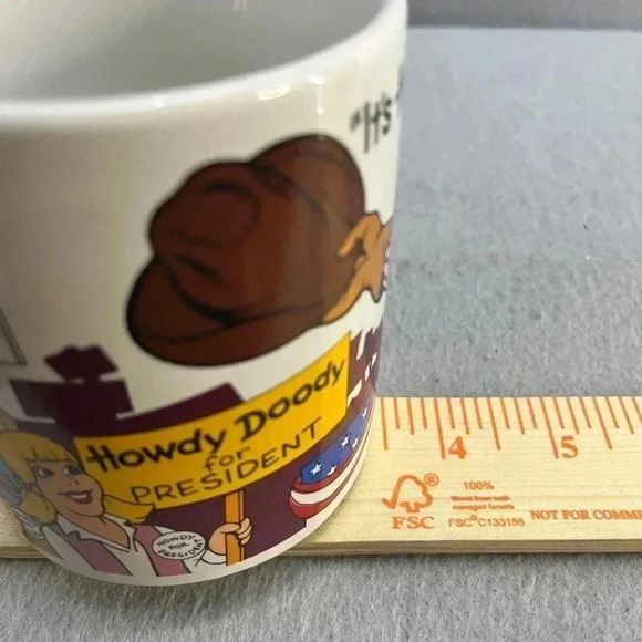Howdy Doody for President Mug 1988 THREE CHEERS FROM APPLAUSE TM - Picture 7 of 7